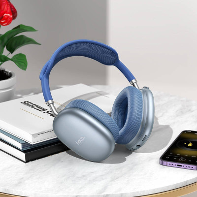 Бездротові накладні навушники HOCO W55 Pleasing BT headphones Sky Blue