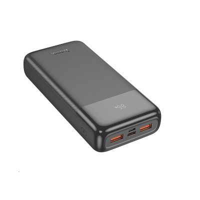 Зовнішній акумулятор HOCO J121A Fast 22.5W+PD20W fully compatible  power bank with digital display(20000mAh) Black