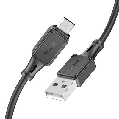 Кабель HOCO X101 Assistant silicone charging data cable Micro Black Кабель HOCO X101 Assistant silicone charging data cable Micro Black