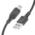 Кабель HOCO X101 Assistant silicone charging data cable Micro Black Кабель HOCO X101 Assistant silicone charging data cable Micro Black