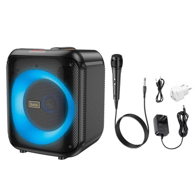 Портативна колонка HOCO HA1 Graceful outdoor BT speaker Black