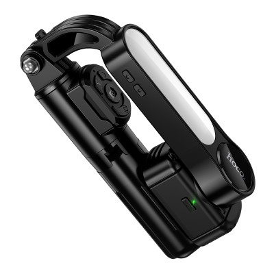 Селфі-трипод HOCO K90 Feliz single-axis live broadcast holder Black
