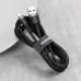 Кабель Baseus Cafule Cable USB For Type-C 3A 1m Gray+Black Кабель Baseus Cafule Cable USB For Type-C 3A 1m Gray+Black