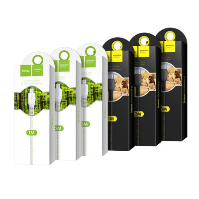 Кабель HOCO X20 USB to Micro 2A, 2m, PVC, TPE connectors, Black Кабель HOCO X20 USB to Micro 2A, 2m, PVC, TPE connectors, Black