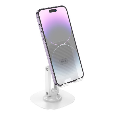 Тримач для телефона HD6 Winner dual-axis rotating desktop stand White Тримач для телефона HD6 Winner dual-axis rotating desktop stand White