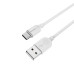 Кабель BOROFONE BX14 USB to Type-C 2.4A, 2m, PVC, TPE connectors, White Кабель BOROFONE BX14 USB to Type-C 2.4A, 2m, PVC, TPE connectors, White