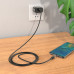 Кабель HOCO X52 USB to Type-C 3A, 1m, PVC, PVC connectors, magnetic, Black Кабель HOCO X52 USB to Type-C 3A, 1m, PVC, PVC connectors, magnetic, Black