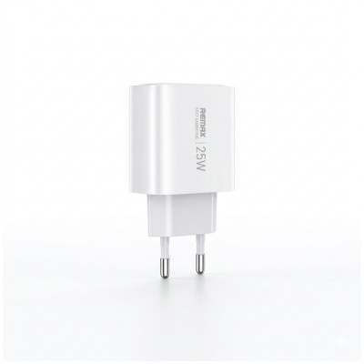 Мережевий зарядний пристрій REMAX Kiddy Series 25W 1C Fast Charger RP-U137 White Мережевий зарядний пристрій REMAX Kiddy Series 25W 1C Fast Charger RP-U137 White