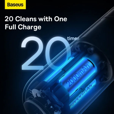 Автомобільний пилосос Baseus A2Pro Car Vacuum Cleaner(6000pa) White Автомобільний пилосос Baseus A2Pro Car Vacuum Cleaner(6000pa) White