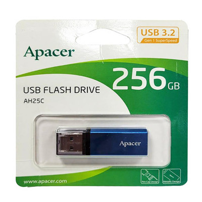 Флеш-накопичувач Apacer USB 3.2 Gen 1 AH25C 256GB Blue