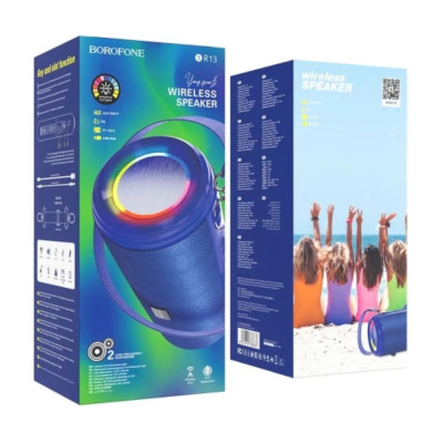 Портативна колонка BOROFONE BR13 Young sports BT speaker Blue