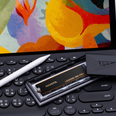 Накопичувач SSD M.2 ADATA LEGEND 900 PRO 2TB 2280 PCIe Gen 4x4 3D NAND Read/Write: 7400/6500 MB/sec