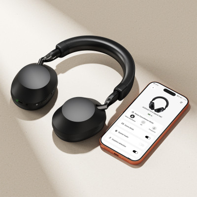 Бездротові накладні навушники ACEFAST H14 hybrid ANC wireless headset Black Бездротові накладні навушники ACEFAST H14 hybrid ANC wireless headset Black