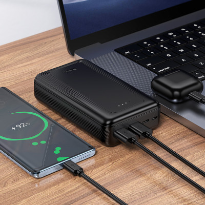 Зовнішній акумулятор HOCO J165A Honey power bank(20000mAh) Black