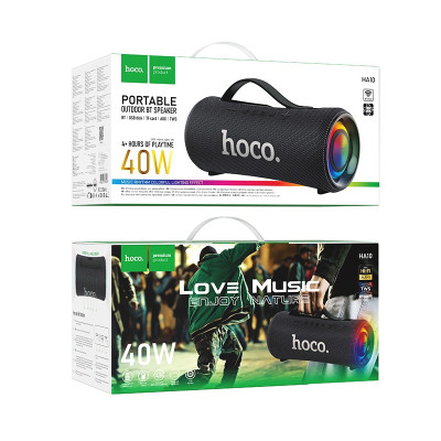Портативна колонка HOCO HA10 Oleada outdoor BT speaker Black
