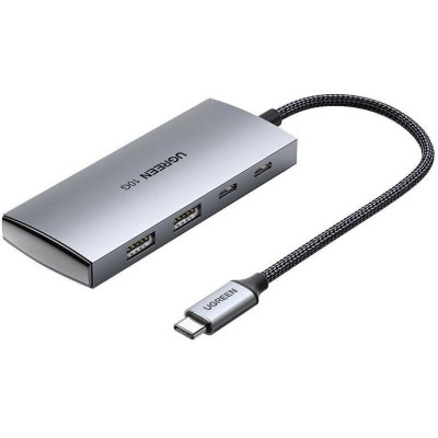 USB-хаб UGREEN CM480 USB-C to 2× USB 3.2+2×USB-C Adapter 10G (UGR-30758) USB-хаб UGREEN CM480 USB-C to 2× USB 3.2+2×USB-C Adapter 10G (UGR-30758)