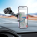 Автотримач для телефона HOCO H22 Dragon automatic clamping car holder(center console) Red Black