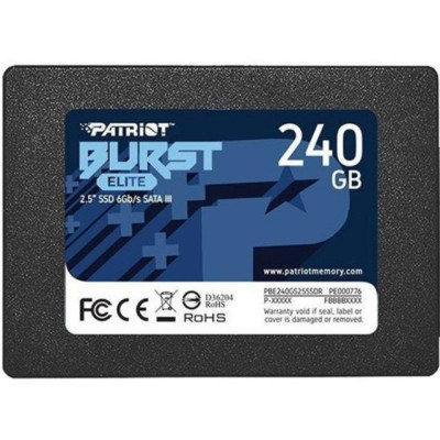 Накопичувач SSD Patriot Burst Elite 240GB 2.5 Накопичувач SSD Patriot Burst Elite 240GB 2.5