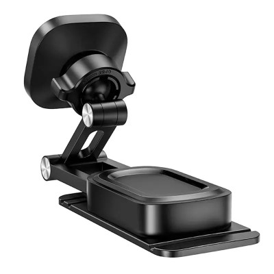 Автотримач для телефона HOCO H4 Mike magnetic car mount(center console) Black