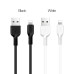 Кабель HOCO X20 USB to iP 2A, 2m, PVC, TPE connectors, Black