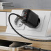 Мережевий зарядний пристрій ACEFAST A108 PD67W GaN (2*USB-C+USB-A) charger Black Мережевий зарядний пристрій ACEFAST A108 PD67W GaN (2*USB-C+USB-A) charger Black