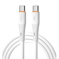 Кабель WUW-X225 Type-C to Type-C PD 65W white Кабель WUW-X225 Type-C to Type-C PD 65W white