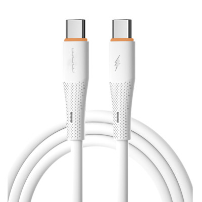 Кабель WUW-X225 Type-C to Type-C PD 65W white
