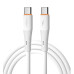 Кабель WUW-X225 Type-C to Type-C PD 65W white