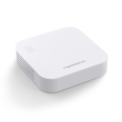 ДБЖ (Mini UPS) для роутера MARSRIVA KP4 10000mAh (18W; Output DC 12/9/5V; USB-A; USB-C) white