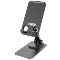 Тримач для телефона HOCO PH50 Ivey folding rotatable desktop holder Black Тримач для телефона HOCO PH50 Ivey folding rotatable desktop holder Black