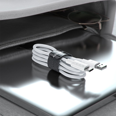 Кабель ACEFAST C18-04 USB-A to USB-C braid charging data cable White
