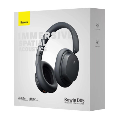 Бездротові накладні навушники Baseus Bowie D05 Wireless Headphones Grey