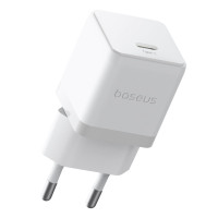 Мережевий зарядний пристрій Baseus Palm Fast Charger 1C 20W EU Moon White Мережевий зарядний пристрій Baseus Palm Fast Charger 1C 20W EU Moon White