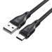 Кабель ACEFAST C8-04 USB-A to USB-C charging data cable 1.2 м Black Кабель ACEFAST C8-04 USB-A to USB-C charging data cable 1.2 м Black