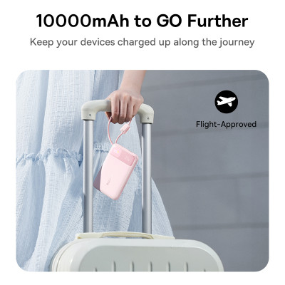 Зовнішній акумулятор Baseus EnerFill FC11 Digital Display Power Bank with Dual Built-in Cables 20000mAh 22.5W Cosmic Black Зовнішній акумулятор Baseus EnerFill FC11 Digital Display Power Bank with Dual Built-in Cables 20000mAh 22.5W Cosmic Black