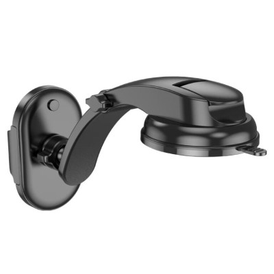 Автотримач для телефона BOROFONE BH73 Charm press type center console car holder Black Автотримач для телефона BOROFONE BH73 Charm press type center console car holder Black