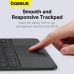 Клавіатура Baseus Brilliance Series Magnetic Keyboard Case for Pad (2019/2020/2021) 10.2″ Cluster Black (with Simple Series Type-C Cable)