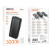 Зовнішній акумулятор BOROFONE BJ86A Victoria power bank(30000mAh) Black