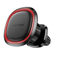 Автотримач для телефона BOROFONE BH124 Roman magnetic car holder (air outlet) Black and Red Автотримач для телефона BOROFONE BH124 Roman magnetic car holder (air outlet) Black and Red