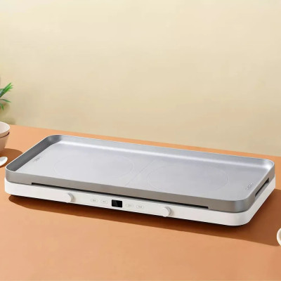 Індукційна плита Xiaomi Mijia Double Port Induction Cooker + (перехідник на EU розетку)