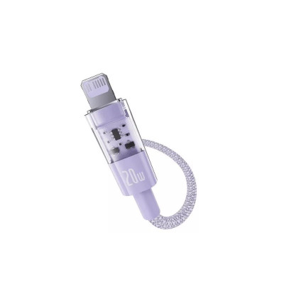 Кабель Baseus Gem Fast-Charging Data Cable USB-C to iP 20W 2m Nebula Purple Кабель Baseus Gem Fast-Charging Data Cable USB-C to iP 20W 2m Nebula Purple