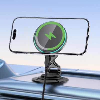 Автотримач для телефона з БЗП ACEFAST D65 magnetic folding wireless charging car holder Black Автотримач для телефона з БЗП ACEFAST D65 magnetic folding wireless charging car holder Black