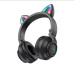 Бездротові накладні навушники BOROFONE BO18 Cat ear BT headphones Black