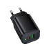Мережевий зарядний пристрій BOROFONE BAS85A Star PD30W+QC3.0 charger (EU) Black Мережевий зарядний пристрій BOROFONE BAS85A Star PD30W+QC3.0 charger (EU) Black
