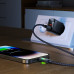Кабель ACEFAST C21-04 USB-A to USB-C fantasy color series braided Charging data cable Black Кабель ACEFAST C21-04 USB-A to USB-C fantasy color series braided Charging data cable Black