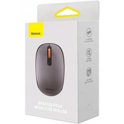 Маніпулятор миша бездротова Baseus F01B Tri-Mode Wireless Mouse Frosted Gray Маніпулятор миша бездротова Baseus F01B Tri-Mode Wireless Mouse Frosted Gray