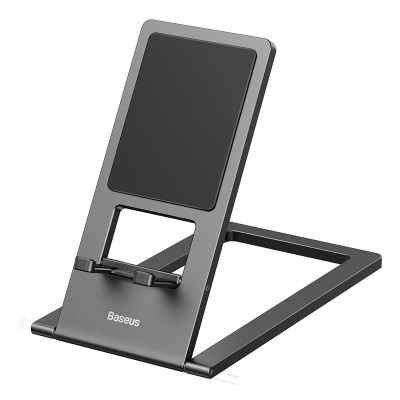 Підставка для телефона Baseus Foldable Metal Desktop Holder Gray