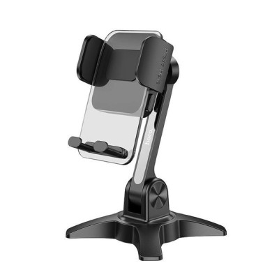 Тримач для мобільного HOCO HD3 Joy push-type desktop stand Black Тримач для мобільного HOCO HD3 Joy push-type desktop stand Black
