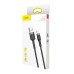 Кабель Baseus Cafule Cable USB For Lightning 2.4A 1m Gray+Black Кабель Baseus Cafule Cable USB For Lightning 2.4A 1m Gray+Black