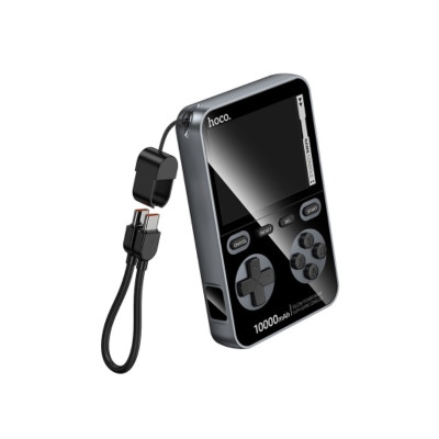 Зовнішній акумулятор HOCO Q47 Shine PD20W power bank with game console(10000mAh) Metal Gray Зовнішній акумулятор HOCO Q47 Shine PD20W power bank with game console(10000mAh) Metal Gray